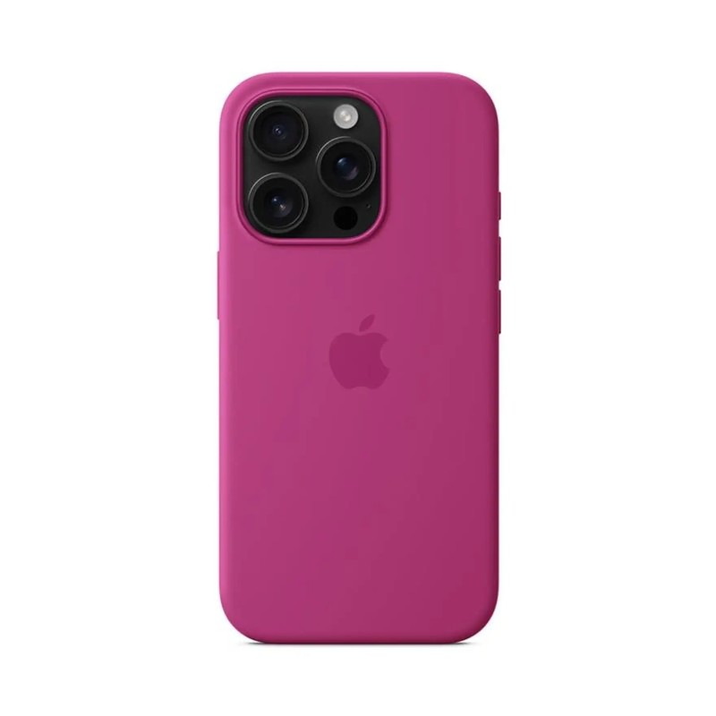 iPhone 16 Pro Max Silicone Case with MagSafe - Fuchsia