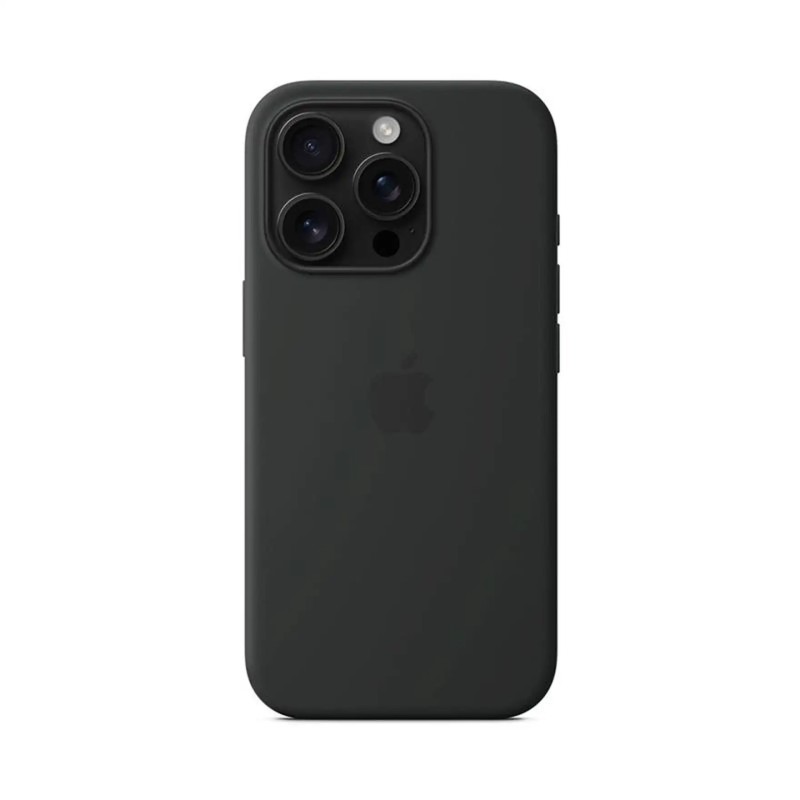 iPhone 16 Pro Silicone Case with MagSafe - Black
