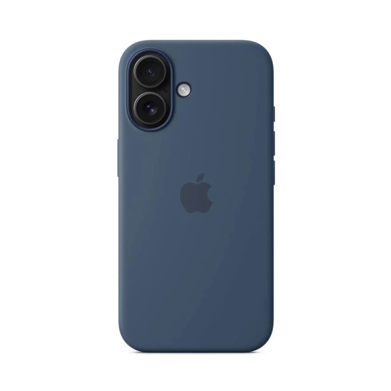 iPhone 16 Silicone Case with MagSafe - Denim