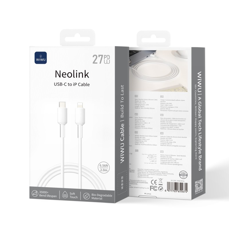 WiWU NeoLink USB-C to Lightning kábel 2m