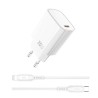 WiWU Essen PD GaN Fast Charger USB-C 20W + kábel C-L