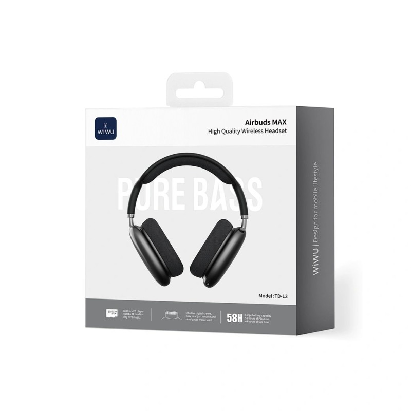 WiWU AirBuds Max Headset - Black