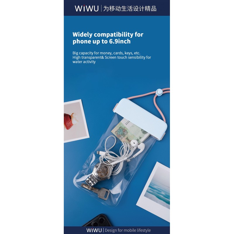 WiWU Aqua Waterproof Bag - vodotesné púzdro pre iPhone