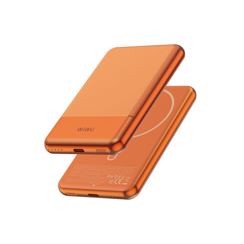 WiWU Silver Seraph Alloy Unibody PowerBanka 10000mAh - Orange