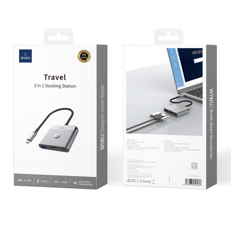 WiWU Travel 3v1 HUB