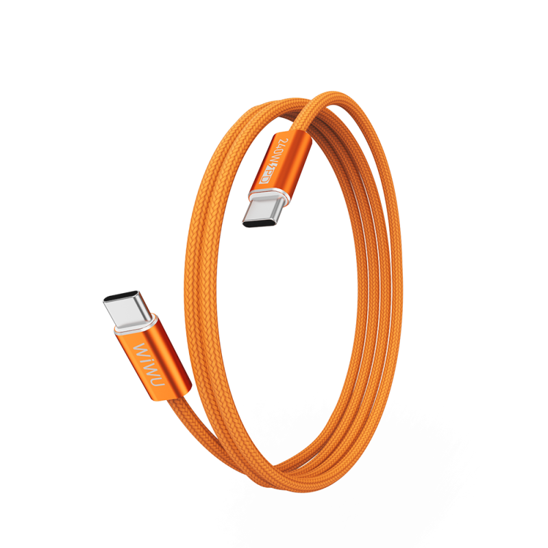 WiWU Essen kábel USB-C to USB-C 240W Orange