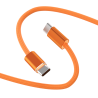 WiWU Essen kábel USB-C to USB-C 240W Orange