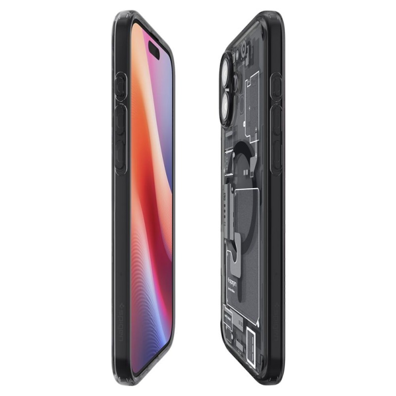 Spigen Ultra Hybrid MagSafe Zero One pre iPhone 16 - Dark Gray