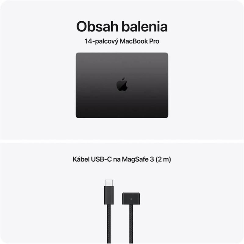 CTO MacBook Pro 14" Apple M5 10C CPU 10C GPU 24GB 512GB Kozmický čierny SK