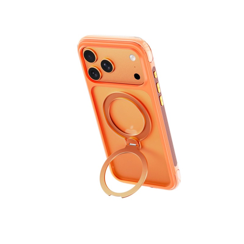 WiWU AeroShield Ultra Magnetic Stand pre iPhone 17 Pro Max - Orange